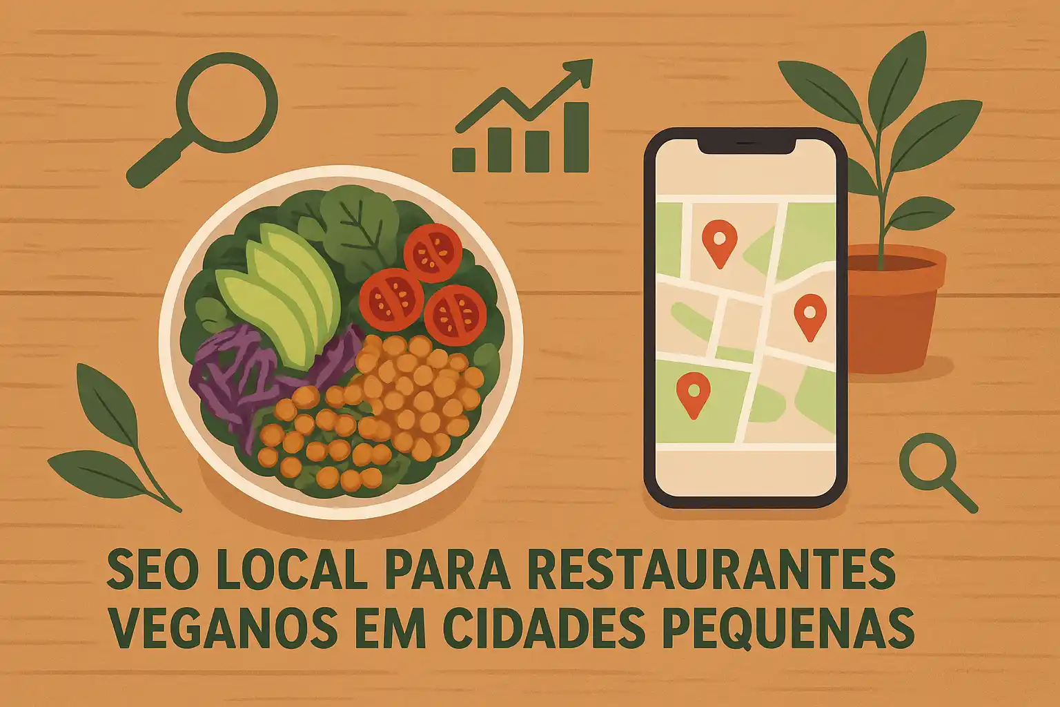 Para Agências: Aumente o ROI de clientes do interior com SEO Local para Restaurantes Veganos. Guia passo a passo com métricas comprovadas.